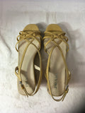Prada Women's Beige Size 8.5 Wedge-Shoes