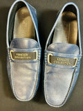 Versace Collection Men's Size 8 Navy Loafers - Mens