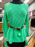 Lilly Pulitzer Women's Green Size M Casual Top