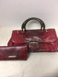 Brahmin Women's Red Shoulder Bag-Purse