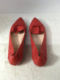 AGL Women's Red Size 9 Flats