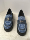Coach Women's Navy Size 8 Loafers