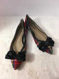 J Renee Women's Plaid Size 8 Flats