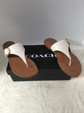 Coach Women's Beige Size 8 Slide-On-Woman's