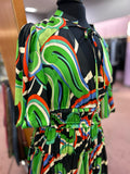 Alden Adair Women's Lime Green Size L Maxi Dress