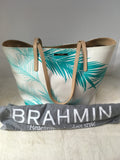 Brahmin Women's White Shoulder Bag-Purse