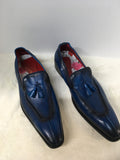 Encore By Fiesso Men's Size 14 Royal Blue Loafers - Mens