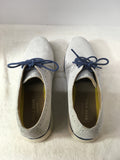 Cole Haan Men's Size 10 Light Gray Oxford Shoes-Mens