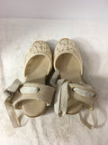 Soludos Women's Cream Size 7 Wedge-Shoes