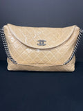 Chanel Women's Tan Shoulder Bag-Purse