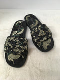 Johnny Was Women's Black Size 8 Slide-On-Woman's