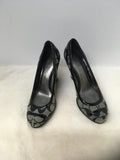 Coach Women's Black Size 7 Wedge-Shoes