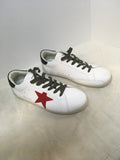 Golden Goose Men's Size 10.5 White Sneakers - Mens