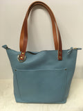 Portland Leather Women's Light Blue Shoulder Bag-Purse
