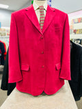 Studio Bill Blass Men's Cranberry Size 46L Sport Coat-Mens