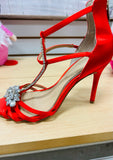 Jewel By Badgley Mischka Women's Red Size 6.5 Pumps