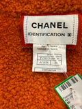 Chanel Women's Orange Size S Coat - Outerwear