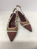Bibi Lou Women's Tan Size 6 Slingbacks