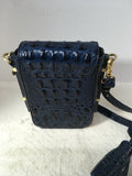 Brahmin Women's Dark Blue Cross Body- Purse