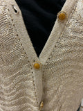 St John Evening Women's Beige Size 10 Sweater - Top