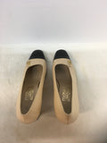 Salvatore Ferragamo Women's Cream Size 10 Pumps