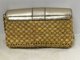 Michael Kors Women's Straw Shoulder Bag-Purse