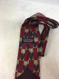 Jos. A. Bank Men's Burgundy Necktie-Mens
