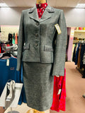 Kasper Women's Gun Metal Size 6 Skirt Suit