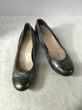 Cole Haan Women's Gun Metal Size 8.5 Wedge-Shoes