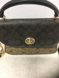 Coach Women's Beige Cross Body- Purse