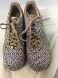 Nike Air Force 1 Women's Tan Size 9 Sneakers