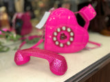 Betsey Johnson Women's Hot Pink Cross Body- Purse