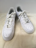 Nike Air Force 1 Men's Size 8.5 White Sneakers - Mens