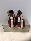 Golden Goose Women's Burgundy Size 9 Sneakers