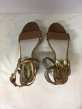 Michael Kors Women's Tan Size 7.5 Wedge-Shoes