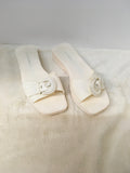 Veronica Beard Women's Cream Size 7 Slide-On-Woman's
