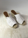 Patricia Green Women's White Size 8 Wedge-Shoes