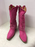 Dingo Women's Hot Pink Size 9 Boots