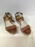 Michael Kors Women's Tan Size 7.5 Wedge-Shoes