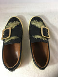 Bally Of Switzerland Women's Black Size 4.5 Loafers
