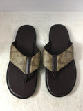 Coach Men's Size 8 Tan Slide-On - Men