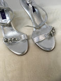 ABS By Allen Schwartz Women's Silver Size 9 Pumps