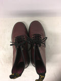 Dr Martens Women's Burgundy Size 10 Ankle Boot