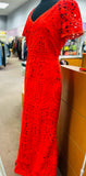 St. John Women's Red Orange Size 12 Gown/Evening Wear