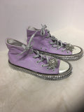 Nan-Ku Couture Women's Lavender Size 11 Sneakers