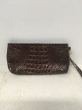 Brahmin Women's Dark Brown Clutch- Purse