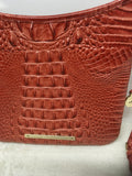 Brahmin Women's Dark Red Shoulder Bag-Purse