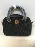 Valentino Orlandi Women's Black Shoulder Bag-Purse