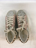 Mi Im Women's Silver Size 6 Sneakers