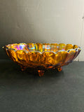 Carnival Glass Fruit Bowl